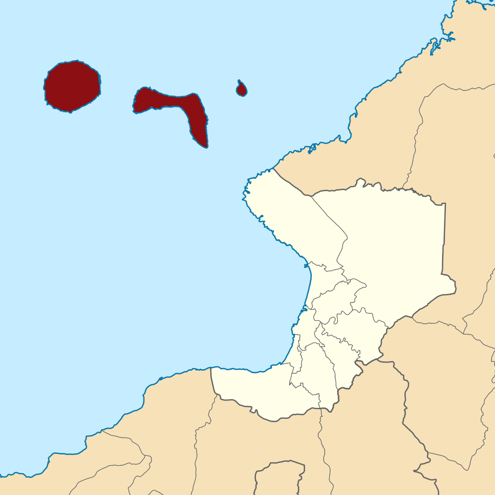 Location Of Bunaken Kepulauan Sub District, Manado City, North Sulawesi, Indonesia